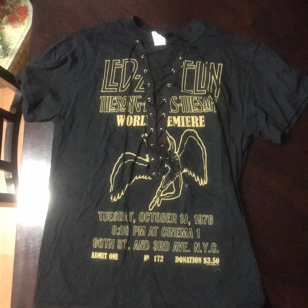 Handmade Led Zeppelin t-shirt. Size M.